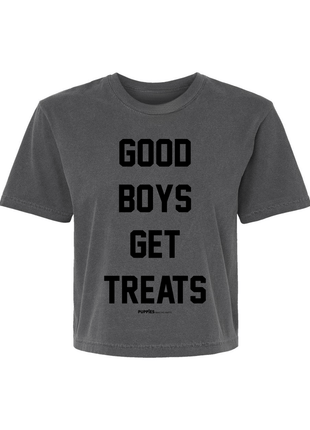 Good Boys Get Treats Crop Top | Gift for Dog Lovers & Pup Owners