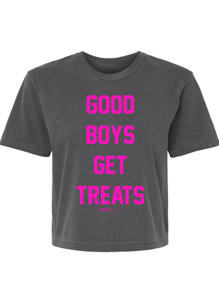 Good Boys Get Treats Crop Top | Gift for Dog Lovers & Pup Owners