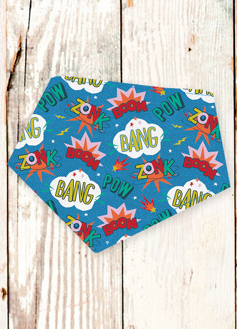 "Comic Book" Dog Bandana
