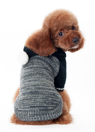 Contrast Hoodie Sweater