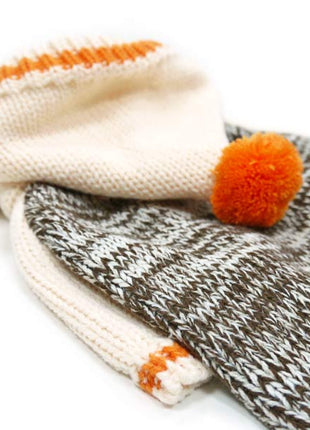 Contrast Hoodie Sweater