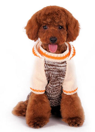 Contrast Hoodie Sweater