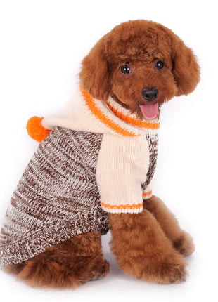 Contrast Hoodie Sweater