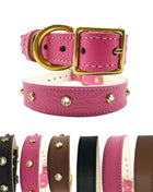Plain Leather Dog Collar