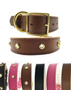Plain Leather Dog Collar