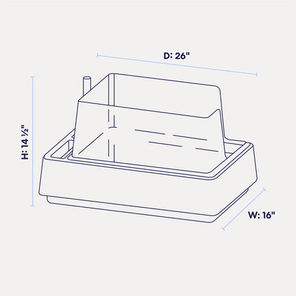 Cove Litter Box
