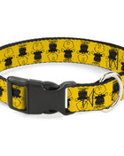 Plastic Clip Collar - Peanuts Charlie Brown Pose Flip Yellow/Black