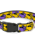 Plastic Clip Collar - Peanuts Woodstock Shades Pose Blocks Blue/Yellow/Black