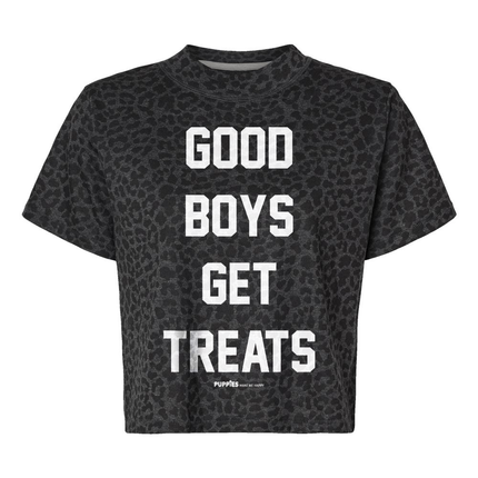 Good Boys Get Treats Crop Top | Gift for Dog Lovers & Pup Owners
