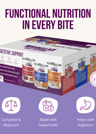 Digestive Support Variety Pack: Chicken, Beef & Turkey
