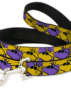 Dog Leash - Peanuts Woodstock Shades Pose Blocks Blue/Yellow/Black