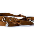 Leather Braided Dog Leash