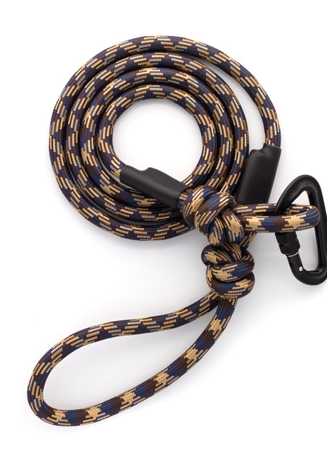 Adventure Style Mountain Argyle Climbing Rope Dog Leash