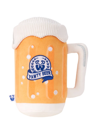PAWTY BEER PLUSH DOG TOY