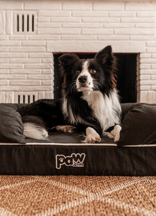 PupLounge™ Memory Foam Dog Bed Cover - Charcoal Grey (Bed Not Included) - Small