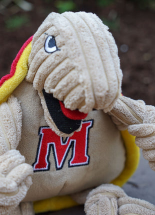 NCAA University of Maryland - Testudo the Terrapin Knottie® Plush Dog Toy