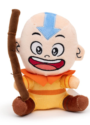 Dog Toy Squeaker Plush - Avatar the Last Airbender Avatar Aang Sitting Full Body Pose