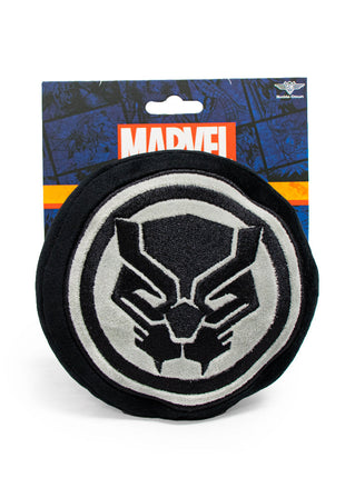 Dog Toy Squeaky Plush - Black Panther Icon Black Silver