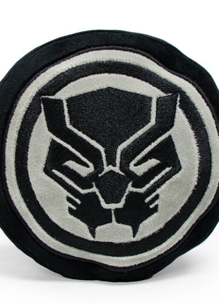 Dog Toy Squeaky Plush - Black Panther Icon Black Silver