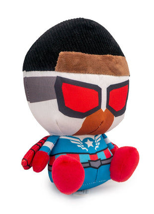 Dog Toy Squeaker Plush - Avengers Kawaii Falcon Full Body Sitting Pose