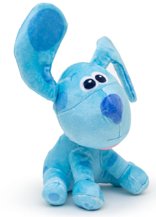 Dog Toy Squeaker Plush - Blue's Clues Blue Full Body Sitting Pose