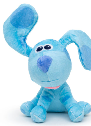 Dog Toy Squeaker Plush - Blue's Clues Blue Full Body Sitting Pose