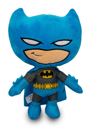Dog Toy Squeaker Plush - Batman Full Body Standing Pose with Blue Cape