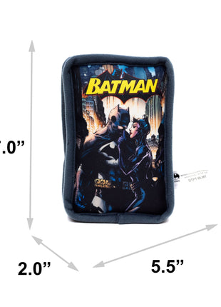 Dog Toy Squeaker Plush - Batman and Catwoman Jim Lee Hush Pose Comic Book Replica