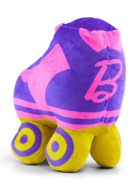 Dog Toy Squeaker Plush - Barbie Roller Skate Replica Pink/Blue