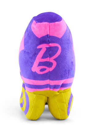 Dog Toy Squeaker Plush - Barbie Roller Skate Replica Pink/Blue