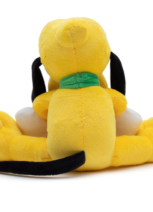 Dog Toy Squeaker Plush - Disney Pluto with Bone Sitting Pose