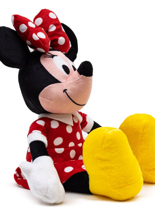 Dog Toy Squeaker Plush - Disney Minnie Mouse Smiling Sitting Pose