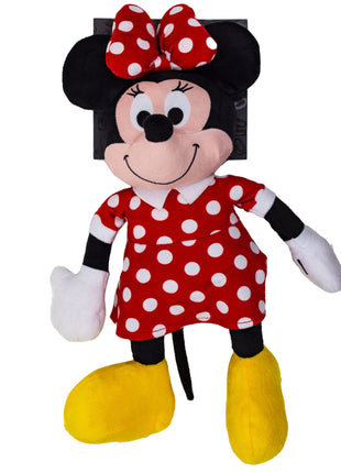 Dog Toy Squeaker Plush - Disney Minnie Mouse Smiling Sitting Pose