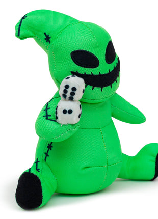 Dog Toy Squeaker Plush - The Nightmare Before Christmas Oogie Boogie Dice Sitting Pose