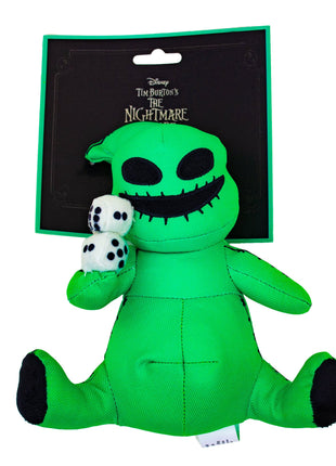 Dog Toy Squeaker Plush - The Nightmare Before Christmas Oogie Boogie Dice Sitting Pose