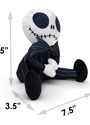 Dog Toy Squeaker Plush - The Nightmare Before Christmas Jack Sitting Pose