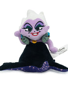 Dog Toy Squeaker Plush - The Little Mermaid Villain Ursula Full Body Pose with Flotsam and Jetsam