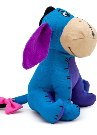 Dog Toy Ballistic Squeaker - Winnie the Pooh Eeyore Sitting Pose Blue