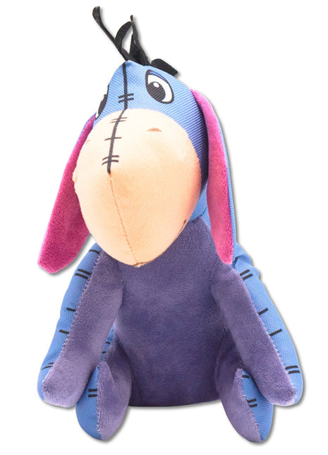 Dog Toy Ballistic Squeaker - Winnie the Pooh Eeyore Sitting Pose Blue - Pup List