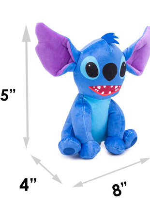 Dog Toy Squeaker Plush - Lilo and Stitch Stitch Full Body Sitting Pose