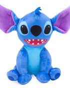 Dog Toy Squeaker Plush - Lilo and Stitch Stitch Full Body Sitting Pose