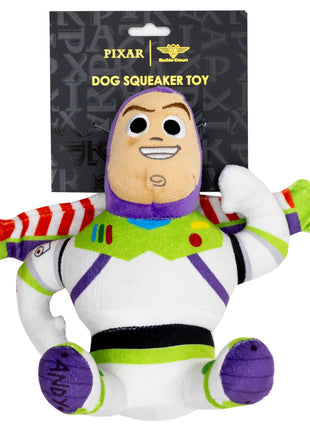 Dog Toy Squeaker Plush - Pixar Toy Story Buzz Lightyear Full Body Pose