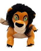Dog Toy Squeaker Plush - Disney The Lion King Scar Full Body Pose with Rope Tail