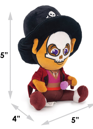 Dog Toy Squeaker Plush - The Princess and the Frog Villain Dr. Facilier Shadow Man Sitting Pose