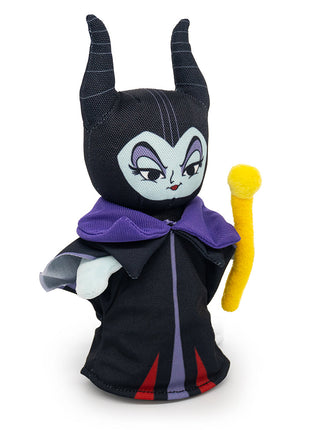 Dog Toy Squeaker Plush - Sleeping Beauty Villain Maleficent Full Body Standing Pose