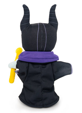 Dog Toy Squeaker Plush - Sleeping Beauty Villain Maleficent Full Body Standing Pose