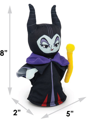 Dog Toy Squeaker Plush - Sleeping Beauty Villain Maleficent Full Body Standing Pose