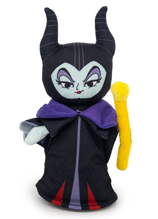 Dog Toy Squeaker Plush - Sleeping Beauty Villain Maleficent Full Body Standing Pose
