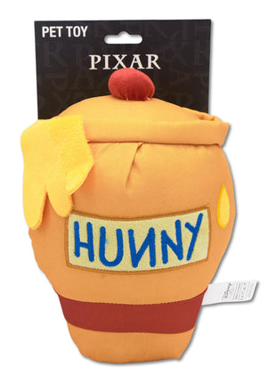 Dog Toy Ballistic Squeaker - Winnie the Pooh Hunny Pot Yellow - Pup List
