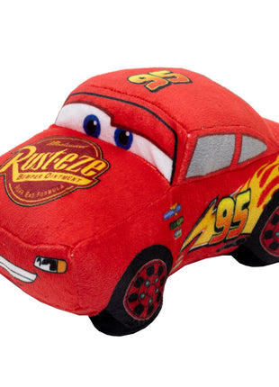 Dog Toy Squeaker Plush - Pixar Car Lightning McQueen Race Car Replica